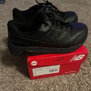 New Balance 577 Walking Shoes WW577BK Athletic Sneakers Black Women 9